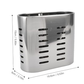 Fdit Household Wall Mount Utensil Drying Racks,Cooking Utensil Holder Flatware Hanging Organizer Drying Racks with Hollow Design for Spoons Knives Forks Chopsticks