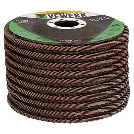 10 x Flat Discs 120 Grit for Angle Grinder 4.5" (115mm) Flat Sanding Grinding