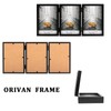 ORIVAN 4x6 Triple Picture Frame Hinged 3 Photos Folding Photo