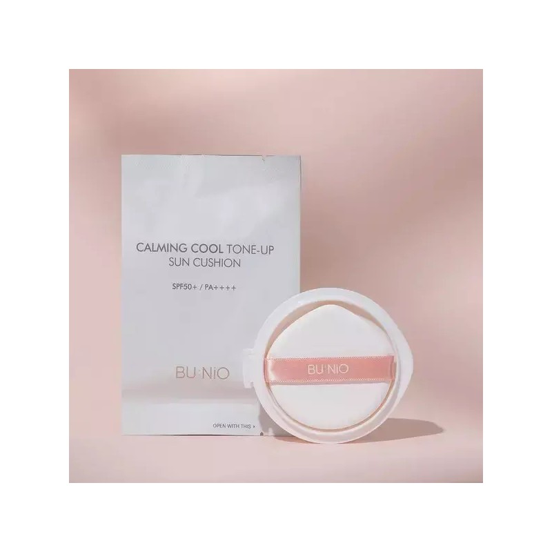 Byunio [뷰니오] 카밍 쿨 톤업 선쿠션 리필 25g [Vunio] Calming