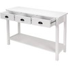 WATERJOY 47’’ Console Sofa Table with 3 Storage Drawers and