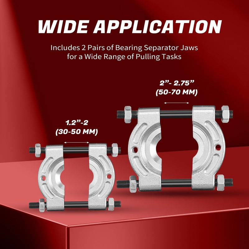 KOOPOOL Bearing Puller and Splitter Kit, Separator and Puller Set,