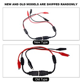 Crocodile Clips to USB F/M Lead Wire Detector for Multimeter Voltage Capacity Tester Detector