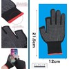 Pure Seek Two-Finger Work Gloves, Set of 12, Anti-Slip, Work