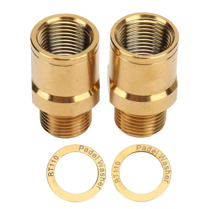 RISK Bike Pedal Extender Titanium Alloy Bicycle Pedal Extended Spindle