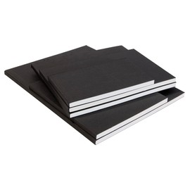 Kunst & Papier Softbook Sketchbook,A5 (8.3" x 5.8") Landscape, Black