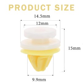 200 PCS Trim Clips Side Door Wheel Arch Trim Clips Moulding Clips Door Panel For Land Rover Discovery 3 4 Range Rover Sport Plastic Clips, Discovery 3 Trim Clips