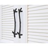 10 Pack Black Twig Pulls Branch Zinc Alloy Decorative Cabinet