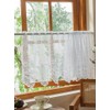 Devola Net Curtains Jacquard Curtains Lace Short Country House Style