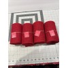 Red Christmas Burlap 5.5“ X 15‘ Brand New Set Of