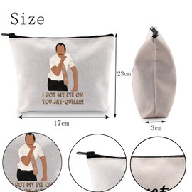 POFULL Substitute Teacher Gifts TV Show Fans Gift I Got My Eye On You K&P Inspired Makeup Bag (I GOT MY)