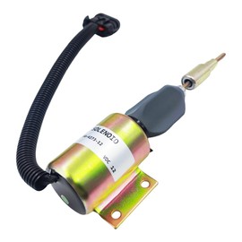 SPJIUQI 12V Fuel Shut Down Solenoid F3HZ-9A594-A for Ford 7.8 Diesel Engine SA-4273-12V Heavy Duty Truck B600 B700 F600 F700 F800 Shutoff 2003ES-12E6UC4B5S2