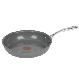 T-fal Ceramic Excellence Reserve Ceramic Nonstick Fry Pan 12 Inch Induction Oven Broiler Safe 500F Cookware, Pots and Pans Grey