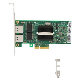 PCI Express PCIe Gigabit 2 RJ45 Port Network Card NIC 10/100/1000Mbps Server LAN Adapter with 82571 Chip