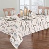 Elrene Home Fashions Holiday Tree Trimmings Fabric Tablecloth, 60" x