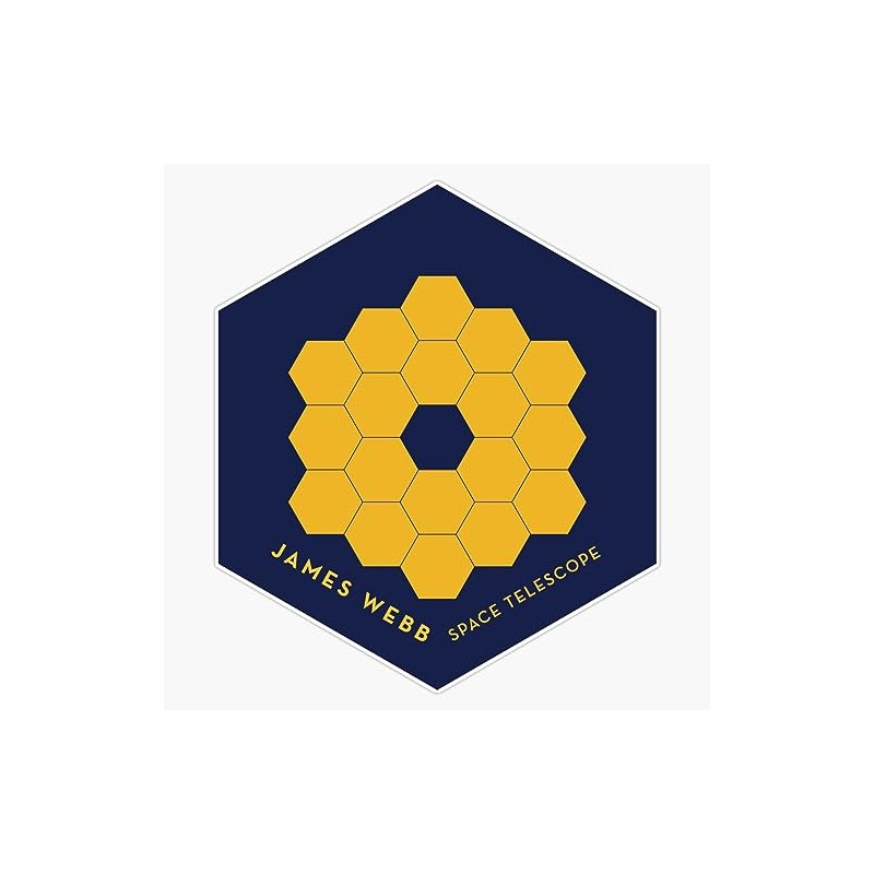 James Webb Space Telescope Golden Mirrors Launch 2021 Sticker Bumper
