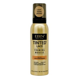 EBIN NEW YORK Tinted Lace Foaming Mousse - Light Warm Brown, 3.38oz/ 100ml