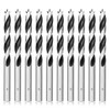 Meccion Wood Drill Bits 8mm 10Pcs Brad Point Auger Drill