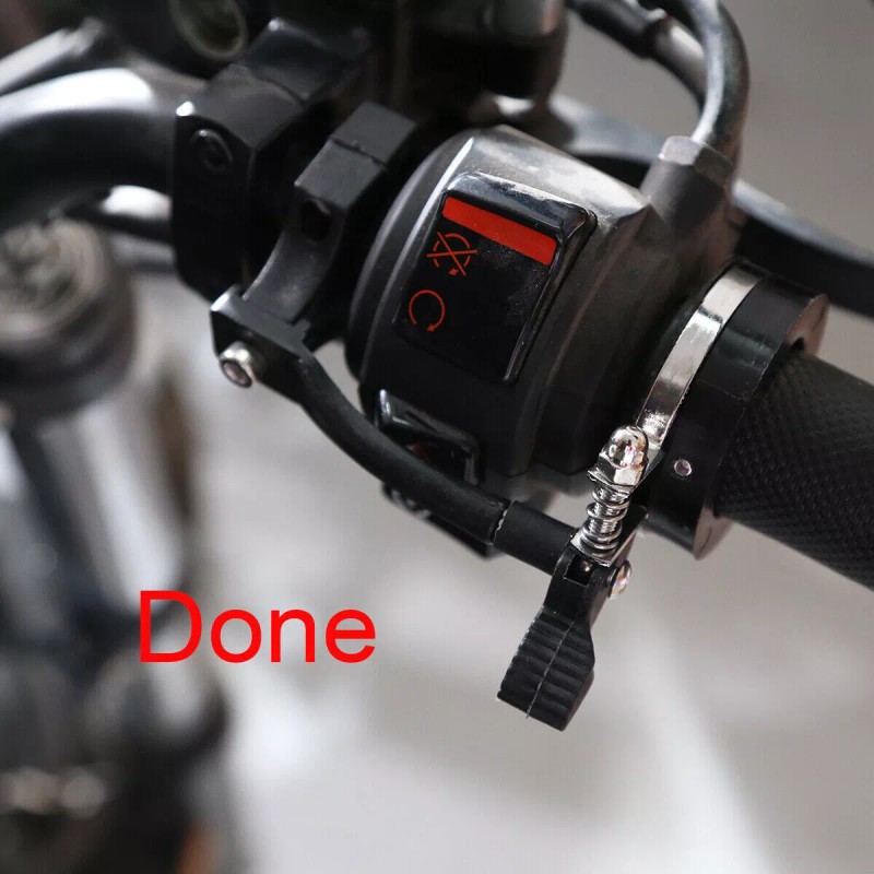 Rudyness US 22mm 25mm Black Cruise Throttle Lock For Universal