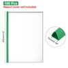 PATIKIL Pack of 100 Binder Folders, 10 mm Binder Folders,