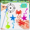 HLARTNET 20PCS Sticky Ocean Themed Animal for Kids, Sea Creature