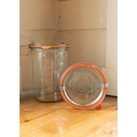Weck ¾ L Jar - Set of Two Glass Jars with Lids