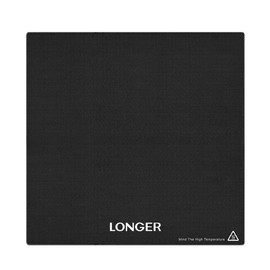 LONGER lk4pro lk4 Glass Bed Upgraded ，Thickness 4mm 235x235mm Flatness Below 0.2mm Four Corners Rounded R5mm Lattice Glass ，High Hardness Durable Glass Platform for 3D Printer