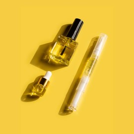 Twinkled T Nail Honey - Organic Nail Growth Oil for Strength & Moistured Manicure - Blend with Golden Jojoba, Argan, Coconut, & Nourishing Oils:_Dropper, Pen, & Bottle Trio