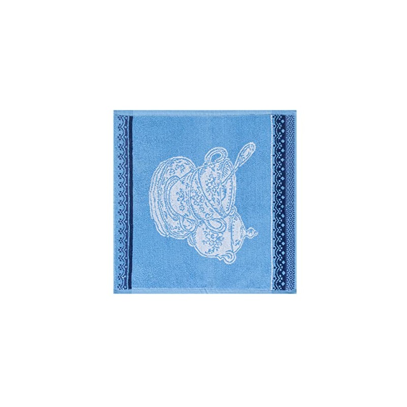 Coucke 50x50cm Square Terry Kitchen Towel Antique Tableware Design Machine