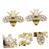 TOVINANNA Elegant Bee Nail Jewelry 20pcs 3D Nail Charm Bee