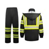 Hi-Vis Reflective Safety Rain Jacket and Pants for Men Women