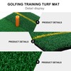 BESPORTBLE 1 Set Golfing Training Turf Mat Portable Practice Pad