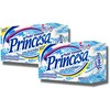 Princesa Jabón Azul Veteado con Glicerina 350g, Paquete de 2