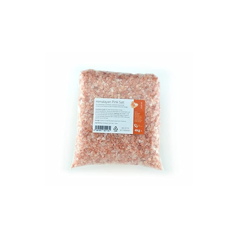 Himalayan Pink Salt Coarse Grade 4kg - Natural & Unrefined