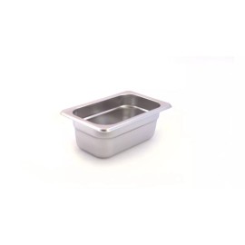 Dilitools Inserto Contenedor Acero Inoxidable Noveno De 2.5 Pulgadas