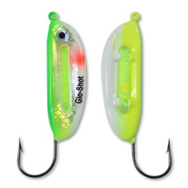 Glo-Shot Jig - 1/8 Oz - 2/Card - Super-Glo Perch