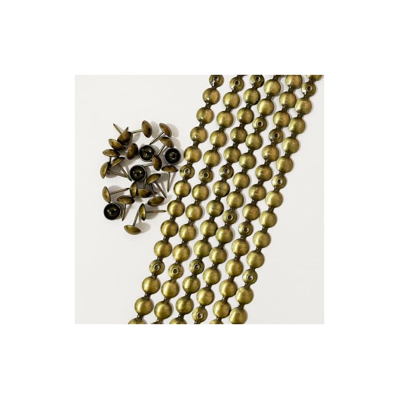 Let's Decorate 5Meters Upholstery Tacks Strips/Decorative Nail Trims of Sofa