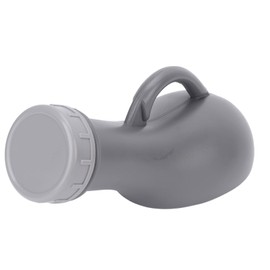 Men's Urine Bottle, Prevent Tipping Tightly Fitted Lid Handle Plastic Male Urinal High Toughness for Home Use for Elderly