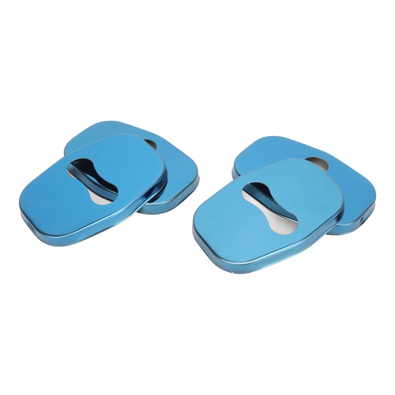 4PCS Door Lock Striker Cover Stainless Steel Strong Protection Replacement