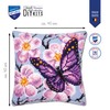 Vervaco 1200R Butterfly Cross Stitch Cushion, Multi-Colour