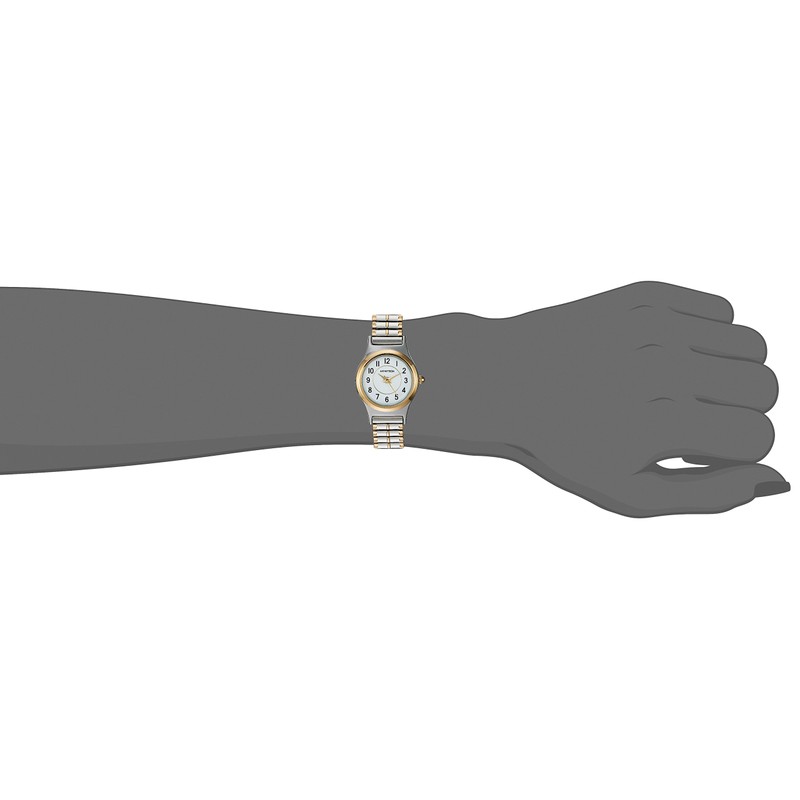 Armitron Women's 75/5420WTTT Easy To Read Dial Two-Tone Expansion Band