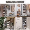 StorageWorks 6-Shelf Closet Organizers, Two 3-Shelf Separable Hanging Shelves for