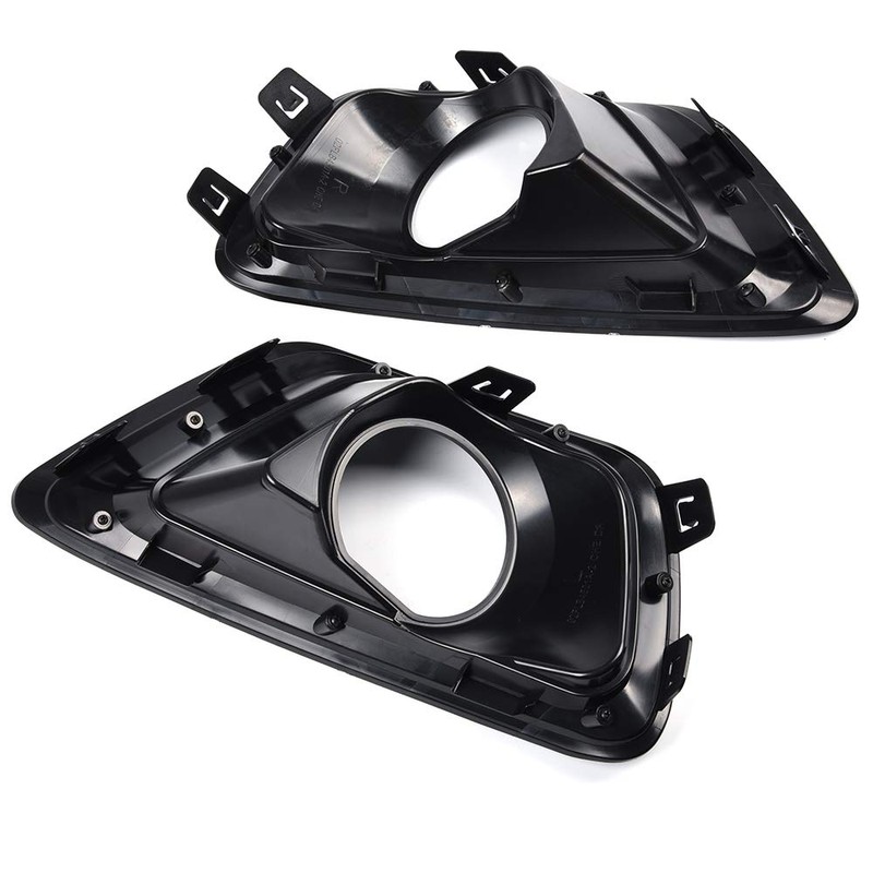 G-PLUS One Pair Clear Lens Driving Fog Light Lamps w/Chrome