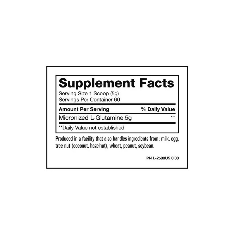 Mutant Glutamine de 300g Sin sabor