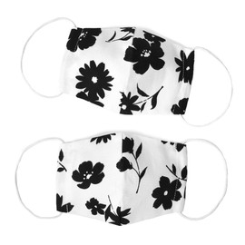 Colorful Candy Style N5322722 Mask, Women's, Set of 2, Washable, 3D Fabric, Antibacterial, Monotone Daisy