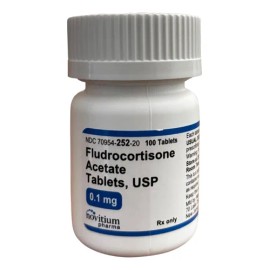 Fludocortisone Acetate 0.1mg Con 100 Tabletas