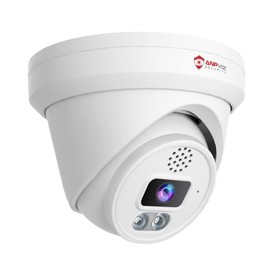 Anpviz 6MP Turret PoE Camera Outdoor, UltraHD Security IP Dome Camera with Mic&Speaker, Human/Vehicle Detection, Smart Color Night Vision, 2.8mm Lens(Wide Angle), MicroSD(256G) White-1