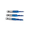 6PCS High Speed Steel 6.35mm Hex Shank Tap Drill Bit