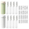 4 in 1 Travel Dispenser Bottle, 2Pack Travel Pump Bottle