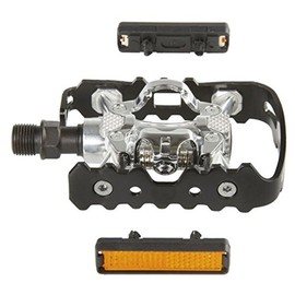 Exustar E-PM818 Combination Pedal - Silver